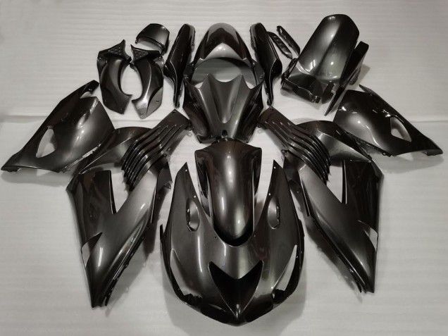 2006-2011 Glossy Black Kawasaki ZX14R Motorcycle Fairings Australia