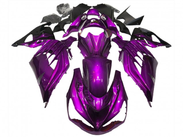 2012-2024 Purple Black Kawasaki ZX14R Motorcycle Fairings Australia