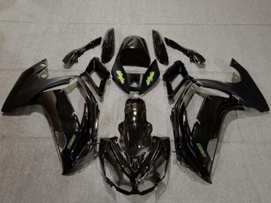2009-2011 Glossy Black Green Kawasaki Ninja 650R Motorcycle Fairings Australia