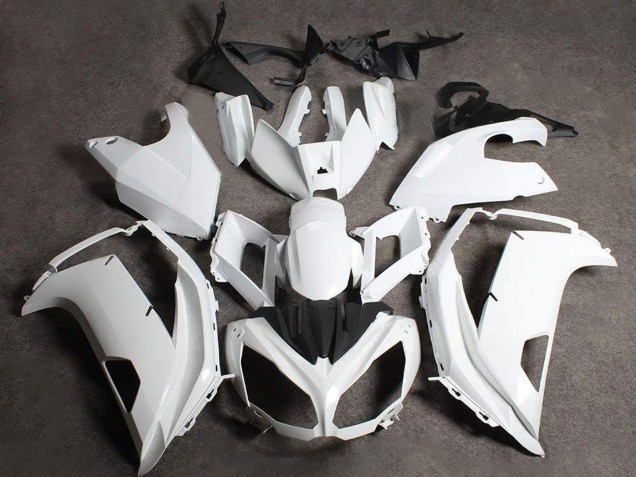 2009-2011 White Kawasaki Ninja 650R Motorcycle Fairings Australia