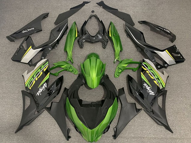 2018-2023 Green Black Gold OEM Style Kawasaki Ninja 400 Motorcycle Fairings Australia