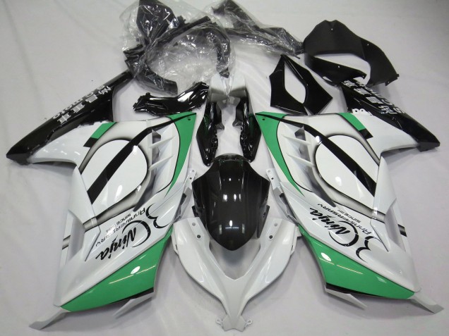 2013-2024 Glossy White Green Black Kawasaki Ninja 300 Motorcycle Fairings Australia