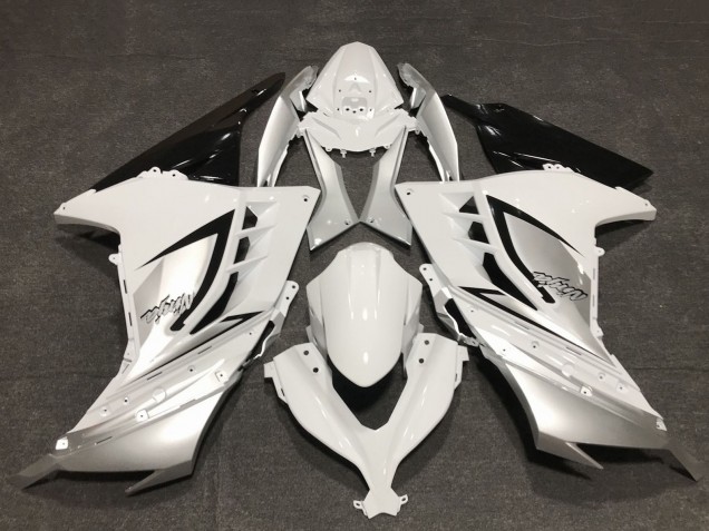 2013-2024 Glossy White Silver Black Kawasaki Ninja 300 Motorcycle Fairings Australia
