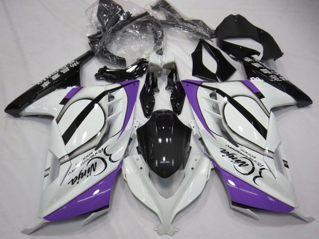 2013-2024 Glossy White Purple Black Kawasaki Ninja 300 Motorcycle Fairings Australia