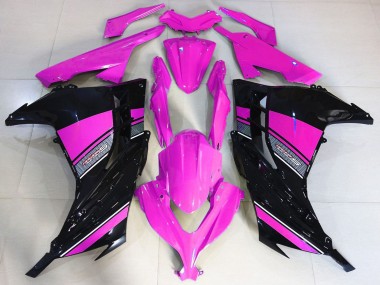 2013-2024 Hot Pink Black Kawasaki Ninja 300 Motorcycle Fairings Australia