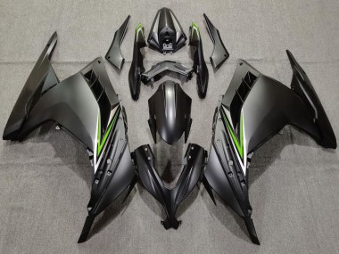 2013-2024 Matte Black Green Kawasaki Ninja 300 Motorcycle Fairings Australia