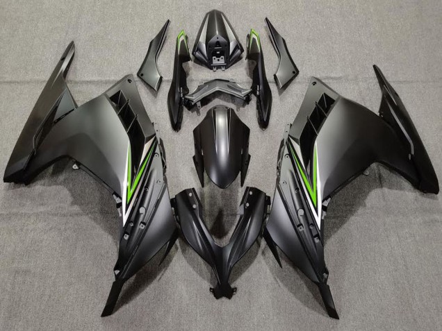 2013-2024 Matte Black Green Kawasaki Ninja 300 Motorcycle Fairings Australia