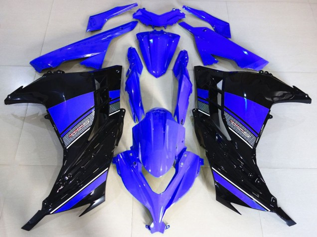 2013-2024 Blue Black Kawasaki Ninja 300 Motorcycle Fairings Australia