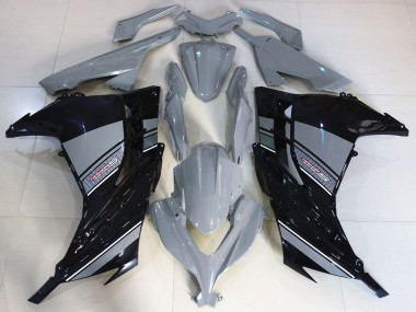 2013-2024 Nardo Grey Black Kawasaki Ninja 300 Motorcycle Fairings Australia