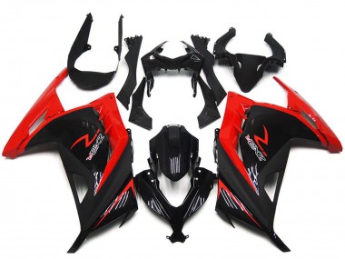 2013-2024 Red Glossy Black Kawasaki Ninja 300 EX300 Motorcycle Fairings Australia