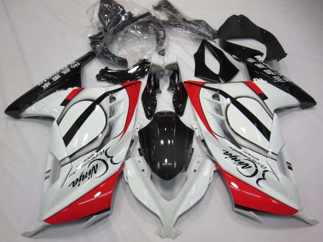 2013-2024 Glossy White Red Black Kawasaki Ninja 300 Motorcycle Fairings Australia