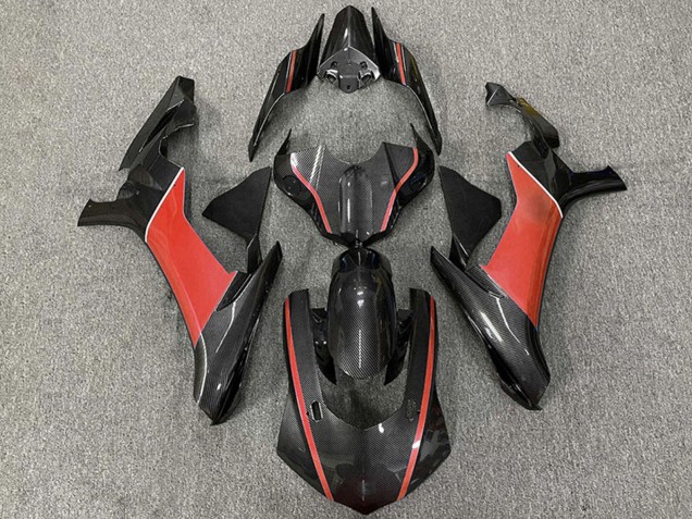 2015-2019 Carbon Fiber Red Yamaha R1 Motorcycle Fairings Australia