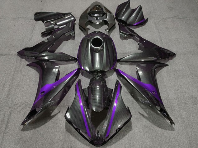 2004-2006 Carbon Fiber Style Purple Yamaha R1 Motorcycle Fairings Australia