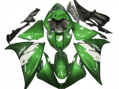 2012-2014 Green White Yamaha R1 Motorcycle Fairings Australia