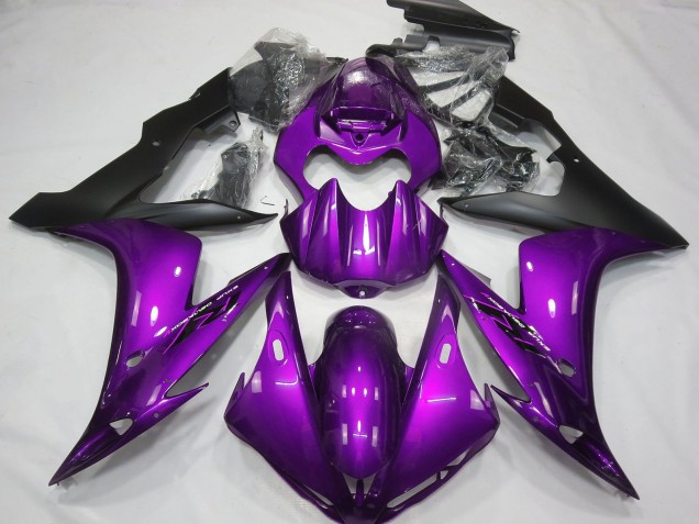 2004-2006 Purple Matte Black Yamaha R1 Motorcycle Fairings Australia