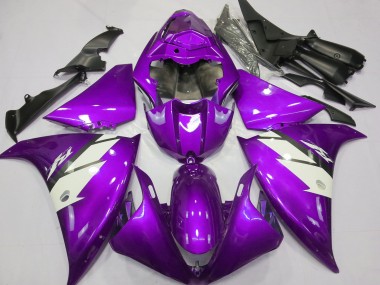2012-2014 Purple White Yamaha R1 Motorcycle Fairings Australia