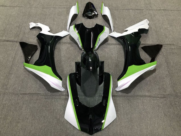 2015-2019 White Green Glossy Black Yamaha R1 Motorcycle Fairings Australia