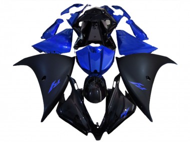 2012-2014 Glossy Black Matte Black Blue Yamaha R1 Motorcycle Fairings Australia