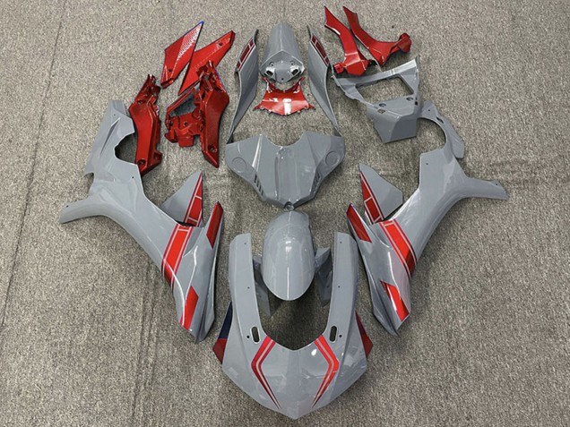 2015-2019 Nardo Grey Red Yamaha R1 Motorcycle Fairings Australia