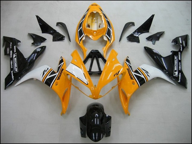 2004-2006 Yellow White Black OEM Style Yamaha R1 Motorcycle Fairings Australia