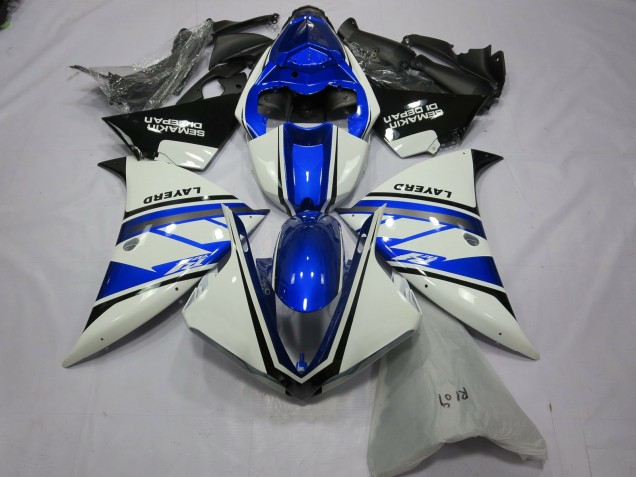 2012-2014 White Blue Black Layerd Semakin Didepan Yamaha R1 Motorcycle Fairings Australia