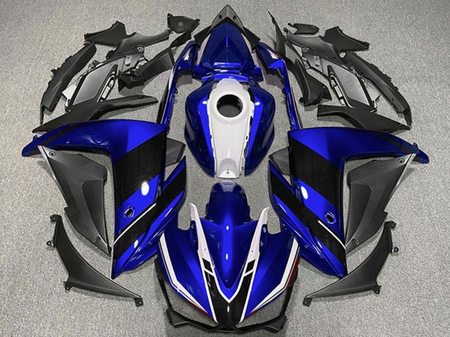 2015-2018 Blue White Black Yamaha R3 Motorcycle Fairings Australia