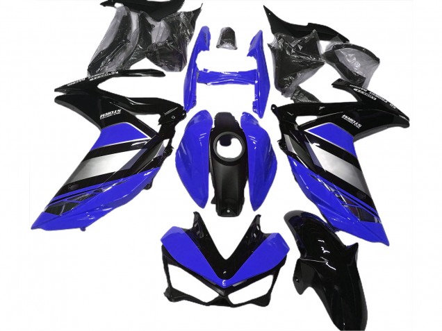 2015-2018 Blue Silver Glossy Black Yamalube Yamaha R3 Motorcycle Fairing Australia
