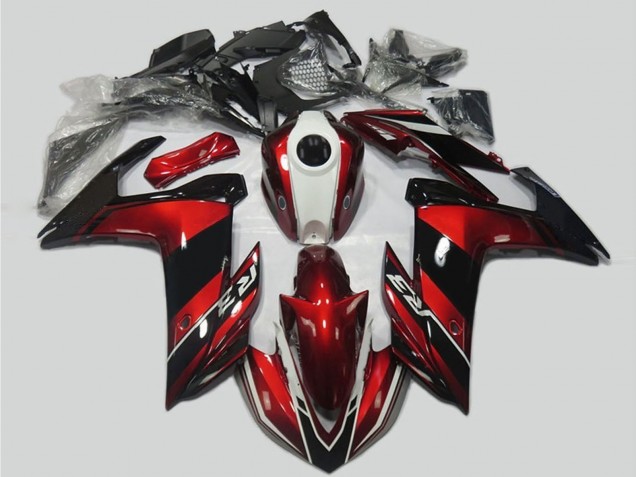 2015-2018 Red White Glossy Black Yamaha R3 Motorcycle Fairing Kits Australia