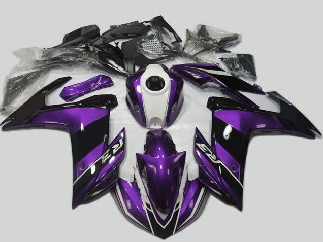 2015-2018 Purple White Glossy Black Yamaha R3 Motorcycle Fairing Australia