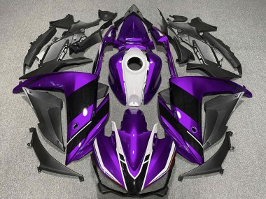 2015-2018 Purple White Glossy Black Yamaha R3 Motorcycle Fairings Australia