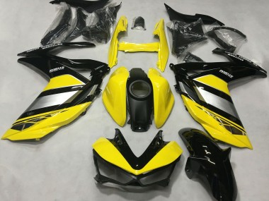 2015-2018 Yellow Silver Glossy Black Yamaha R3 Motorcycle Fairings Australia