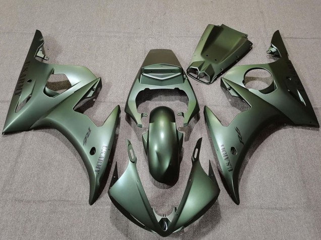2003-2004 Army Green Yamaha R6 Motorcycle Fairings Australia