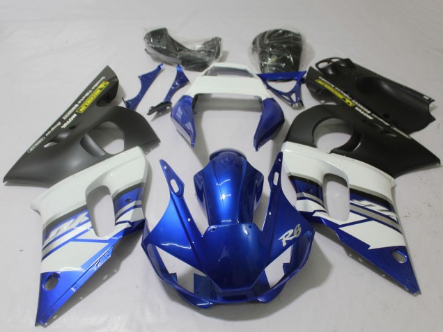 1998-2002 White Blue Matte Black Yellow Yamaha R6 Motorcycle Fairings Australia