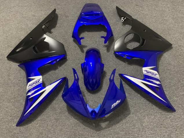 2003-2004 Blue White Matte Black Yamaha R6 Motorcycle Fairing Australia