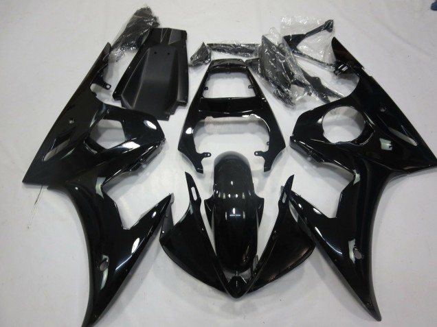 2005 Glossy Black Yamaha R6 Motorcycle Fairings Australia