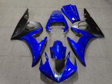 2005 Blue Matte Black Yamaha R6 Motorcycle Fairings Australia