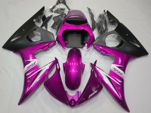 2003-2004 Pink White Matte Black Yamaha R6 Motorcycle Fairings Australia