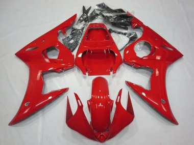 2003-2004 Glossy Red Yamaha R6 Motorcycle Fairings Australia
