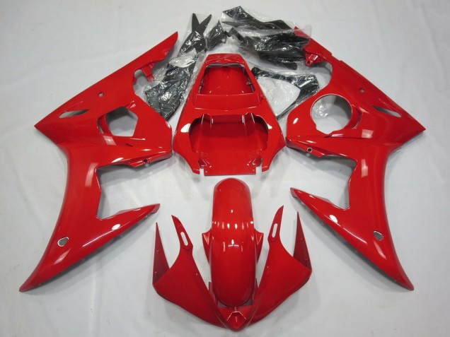 2003-2004 Glossy Red Yamaha R6 Motorcycle Fairings Australia