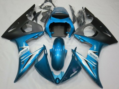 2003-2004 Blue White Matte Black Yamaha R6 Motorcycle Fairings Australia