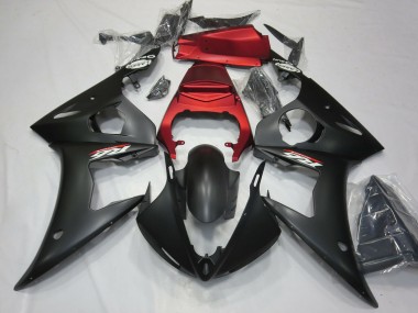 2003-2004 Red Matte Black Yamaha R6 Motorcycle Fairings Australia