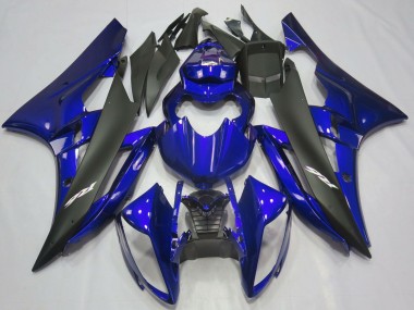 2006-2007 Blue Matte Black Yamaha R6 Motorcycle Fairings Australia
