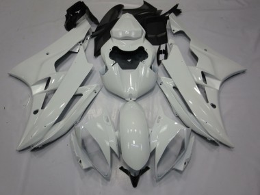 2006-2007 Glossy White Yamaha R6 Motorcycle Fairings Australia