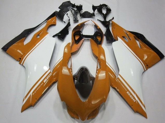 2011-2014 Brown White Black Ducati 1199 Motorcycle Fairings Australia