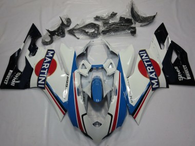 2011-2014 White Light Blue Red Black Martini Ducati 1199 Motorcycle Fairings Australia