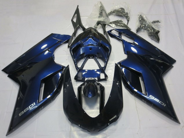 2007-2014 Deep Blue Ducati 1098 Motorcycle Fairings Australia