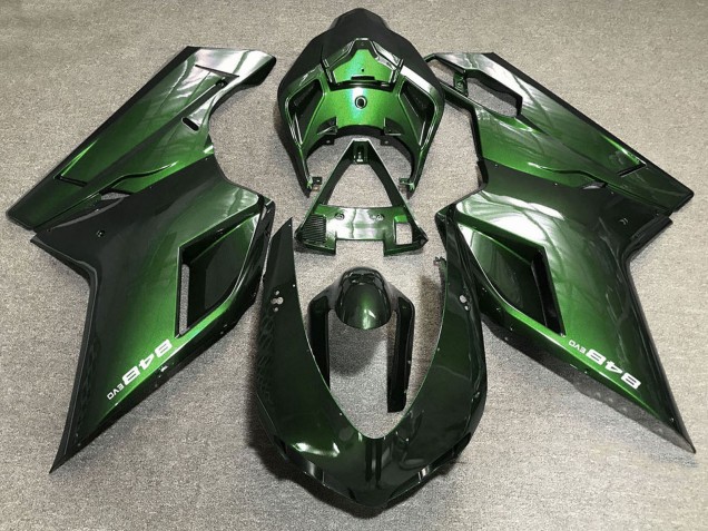 2007-2014 Green Ducati 848 Motorcycle Fairings Australia