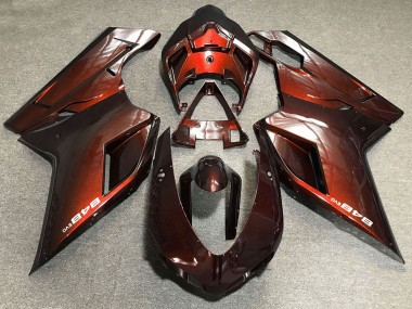 2007-2014 Red Ducati 848 Motorcycle Fairings Australia