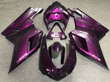 2007-2014 Purple Ducati 848 Motorcycle Fairings Australia