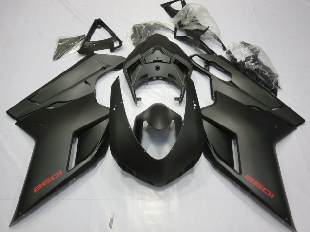 2007-2014 Matte Black Ducati 1098 Motorcycle Fairing Australia